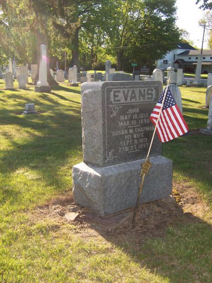 John and Susan (CHAPMAN) EVANS