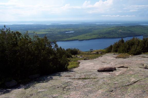 View from Cadillac Mtn to Eagle Lake